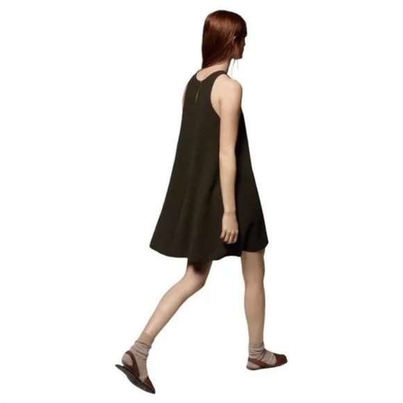 Le Fou by Wilfred A Line Olive Green Dress - Size XS - Picture 2 of 6